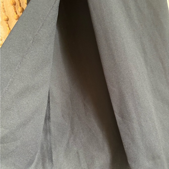 Vintage 90s Black White Collard Beaded Hollywood Glam Pinup Maxi Formal Dress 12 - Picture 7 of 7